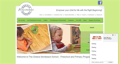 Desktop Screenshot of greecemontessori.org